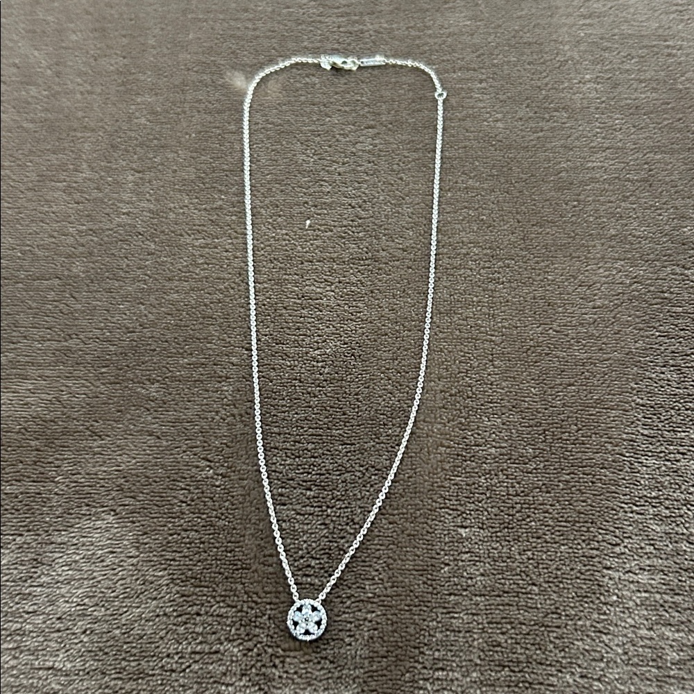 Pandora Sparkling Snowflake Necklace